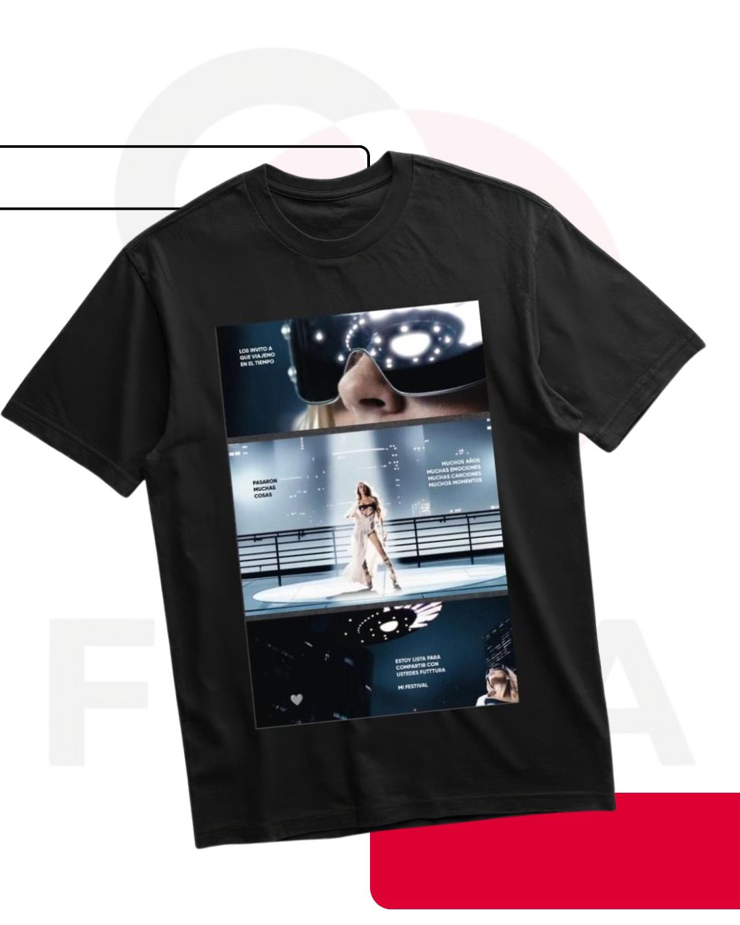 TINI FUTURA · Tour Print Tee - Imagen 4