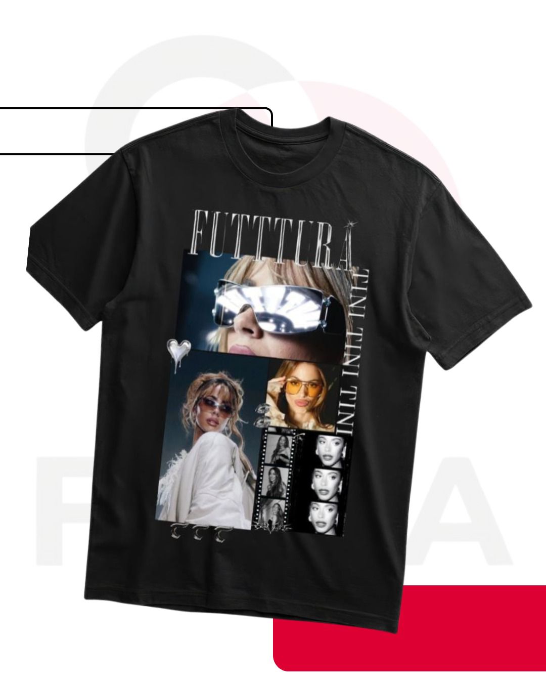 TINI FUTURA · Tour Print Tee - Imagen 5